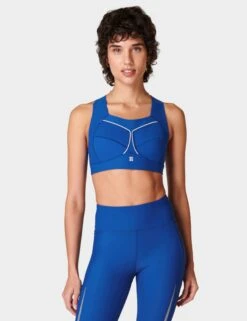 Sweaty Betty Zero Gravity Running Bra - Lightning Blue