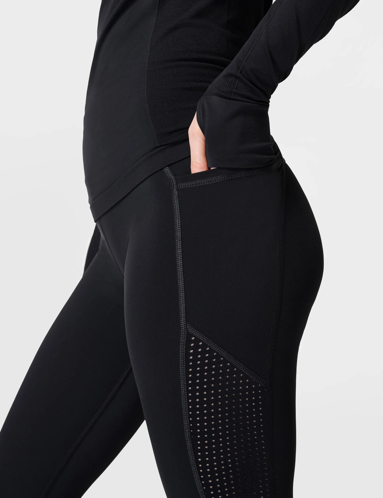Sweaty Betty Zero Gravity Running Leggings - Black 3 Sweaty Betty Zero Gravity Running Leggings - Black - Image 3