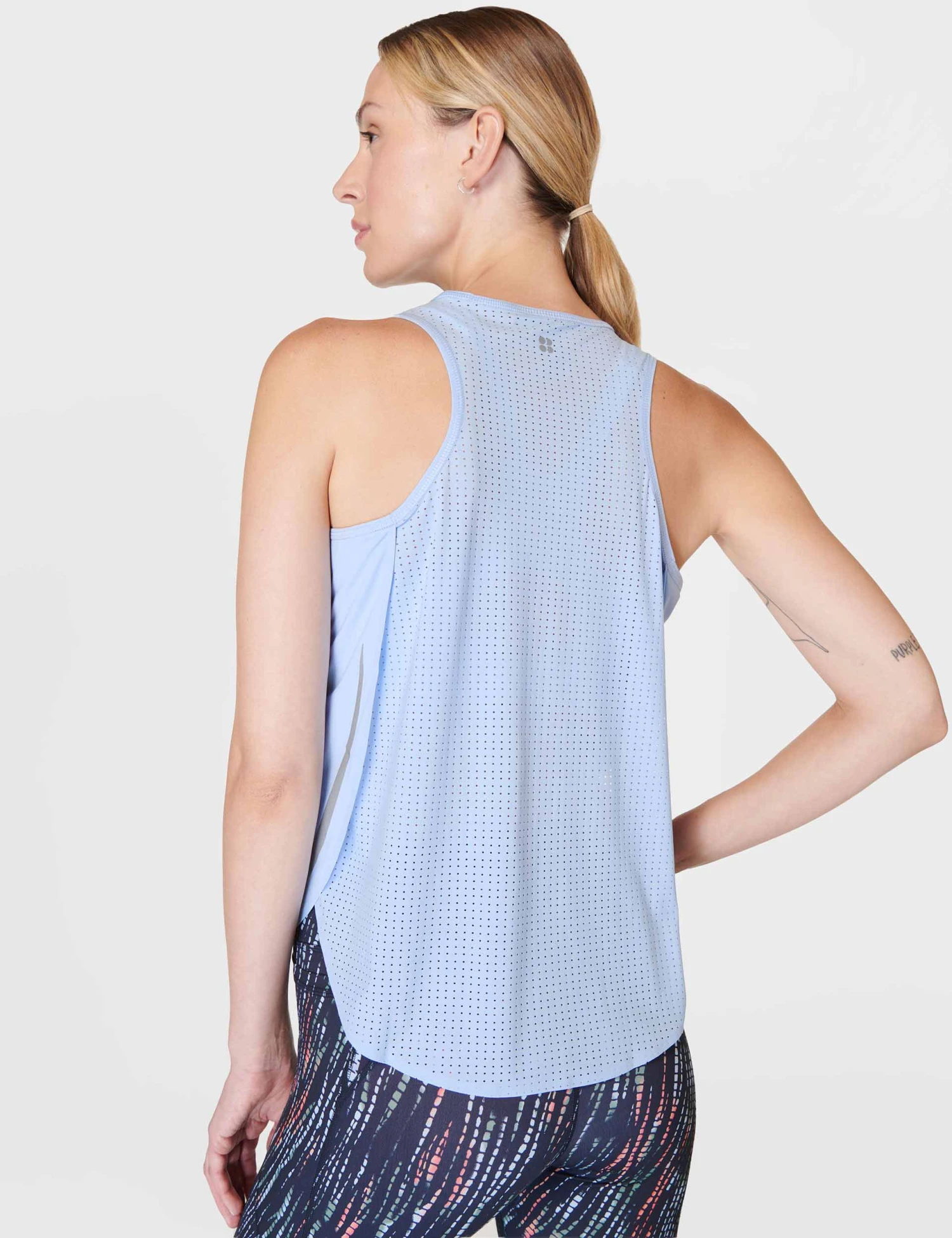 Sweaty Betty Zero Gravity Running Vest - Breeze Blue 3 Sweaty Betty Zero Gravity Running Vest - Breeze Blue - Image 3