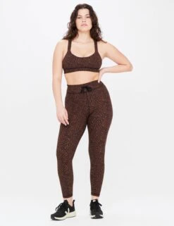 Leo 25" Midi Pant - Leopard 14 Leo 25" Midi Pant - Leopard -Elevate Fitwear Sales Store the upside leo 25in midi pant leopard USW223005 3