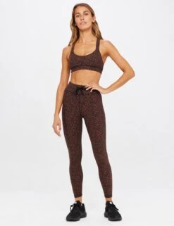 Leo 25" Midi Pant - Leopard 11 Leo 25" Midi Pant - Leopard -Elevate Fitwear Sales Store the upside leo 25in midi pant leopard USW223005 6