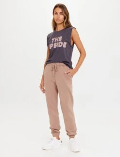 Muscle Tank - Washed Black -Elevate Fitwear Sales Store the upside muscle tank washed black USW323125 8