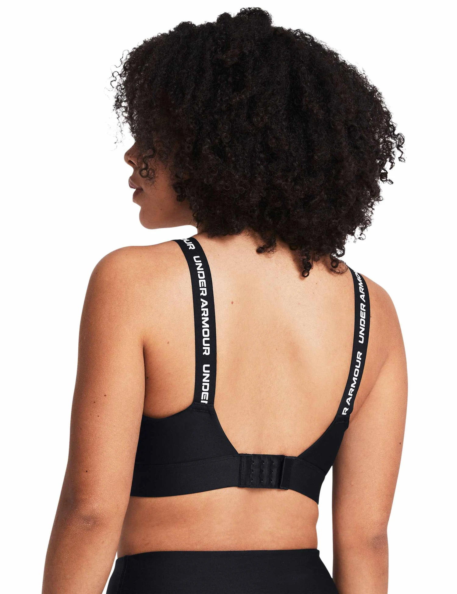 Under Armour Infinity 2.0 High Sports Bra - Black/White 2 Under Armour Infinity 2.0 High Sports Bra - Black/White - Image 2