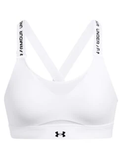 Under Armour Infinity 2.0 High Sports Bra - White 8 Under Armour Infinity 2.0 High Sports Bra - White -Elevate Fitwear Sales Store under armour infinity high 2 bra white 1384112 001 3