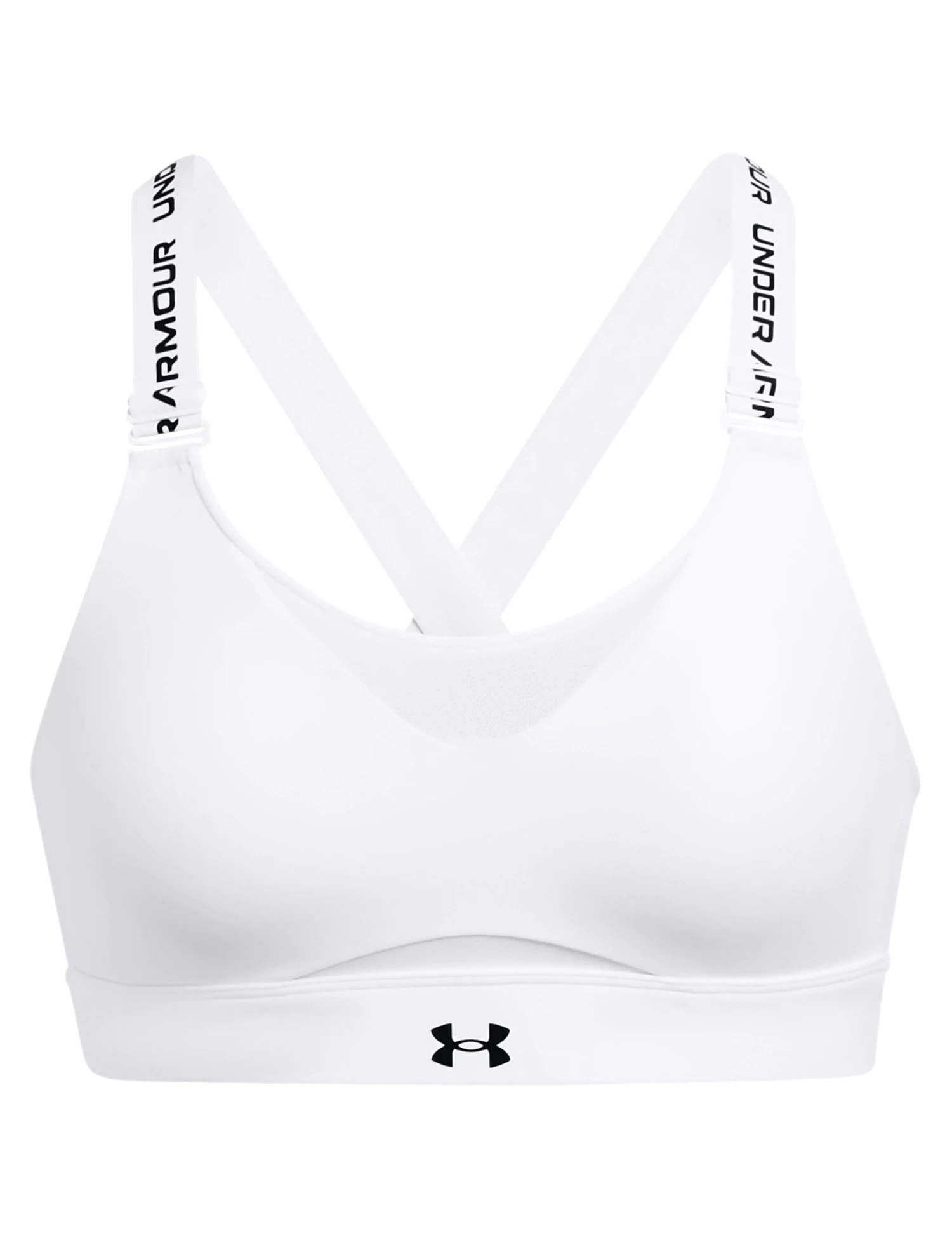 Under Armour Infinity 2.0 High Sports Bra - White 4 Under Armour Infinity 2.0 High Sports Bra - White - Image 4