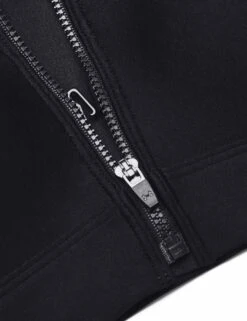 Under Armour Infinity High Zip Bra - Black/White -Elevate Fitwear Sales Store under armour infinity high zip bra black white 1373860 001 3