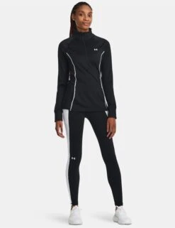 Under Armour Train Cold Weather 1/2 Zip - Black/White 7 Under Armour Train Cold Weather 1/2 Zip - Black/White -Elevate Fitwear Sales Store under armour train cold weather 1 2 zip black white 1379886 001 5