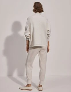 Varley Betsy Sweat - Ivory Marl -Elevate Fitwear Sales Store varley betsy sweat ivory marl VAR00979 8