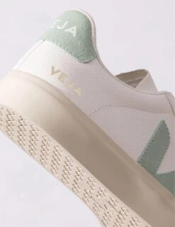 Veja Campo Leather - White Matcha -Elevate Fitwear Sales Store veja campo leather trainers white matcha CP052485 4
