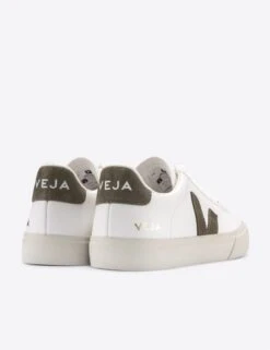 Veja Campo Leather - White Kaki | Women's -Elevate Fitwear Sales Store veja w campo leather trainers white kaki CP052347 3