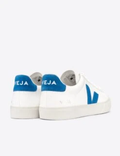 Veja Campo Leather - White Swedish-Blue | Women's -Elevate Fitwear Sales Store veja w campo leather trainers white swedish blue CP052818 3