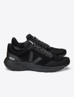 Veja Marlin V-Knit - Full Black -Elevate Fitwear Sales Store veja w marlin v knit trainers full black LT102456 5