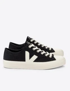 Veja Wata II Low Canvas - Black Pierre -Elevate Fitwear Sales Store veja w wata ii low canvas trainers black pierre PL0101397 2