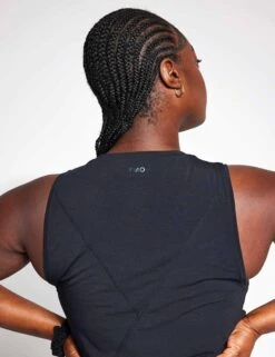 Crop It Tank - Black -Elevate Fitwear Sales Store ymo crop it tank black 6