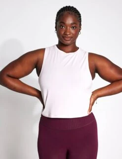 Crop It Tank - Soft Pink -Elevate Fitwear Sales Store ymo crop it tank soft pink 5